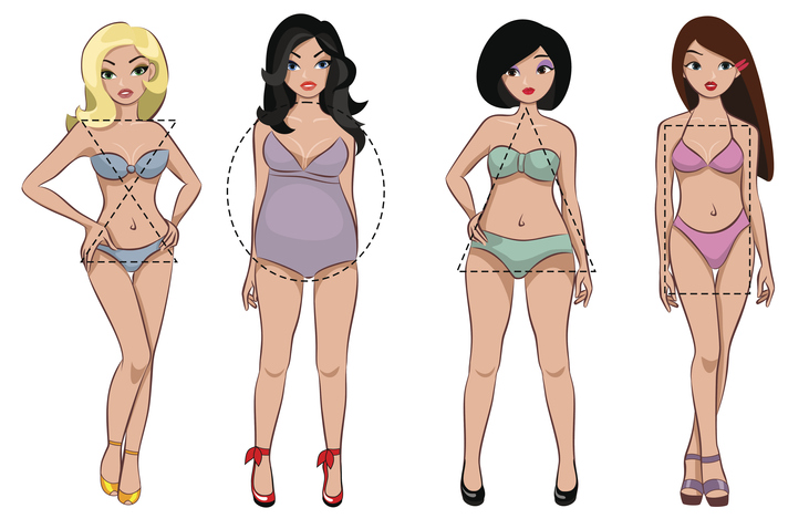 dresses for small bust and wide hips