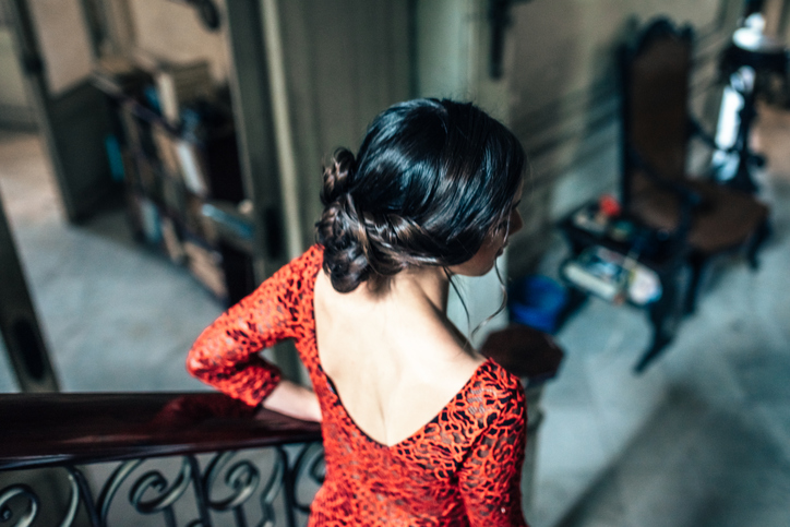 beautiful red dress