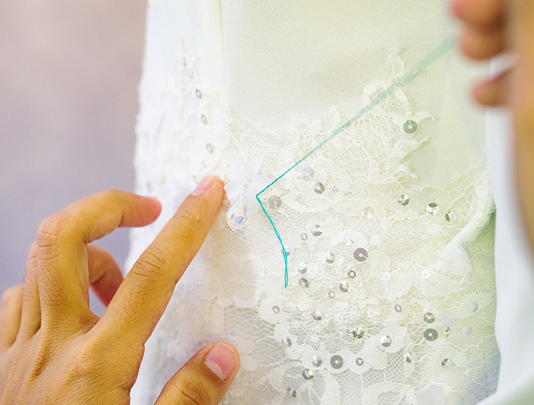 bridesmaid dress repair near me