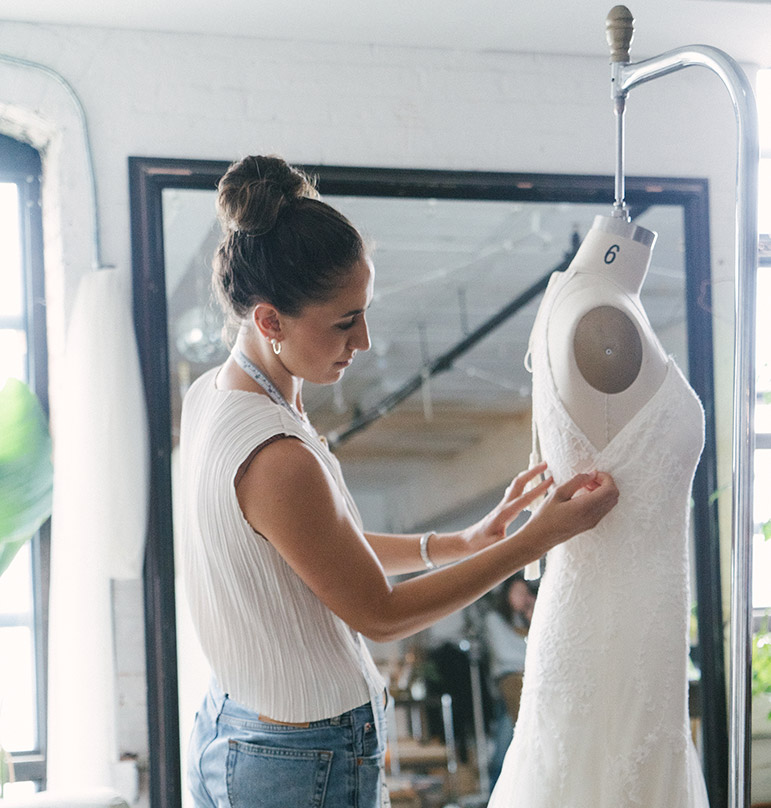 dress cleaning process