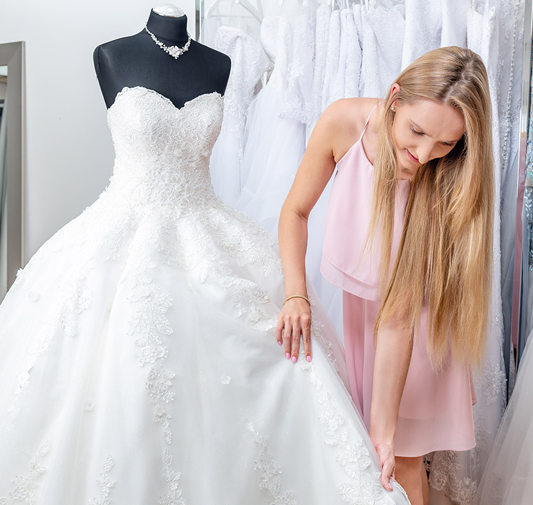 wedding dress dry cleaners near me