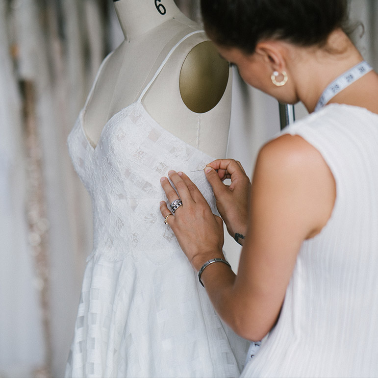 Bridal dress alterations