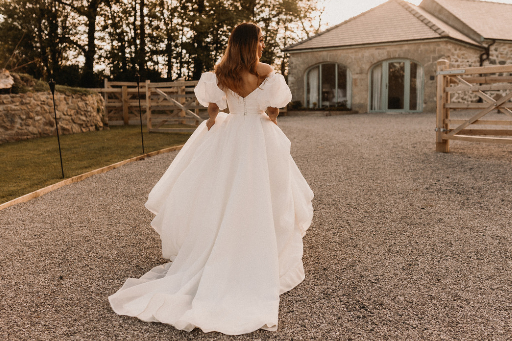 Off Shoulder Wedding Gowns