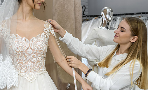 Sleeve Adjustments Wedding Dress Alterations Etobicoke