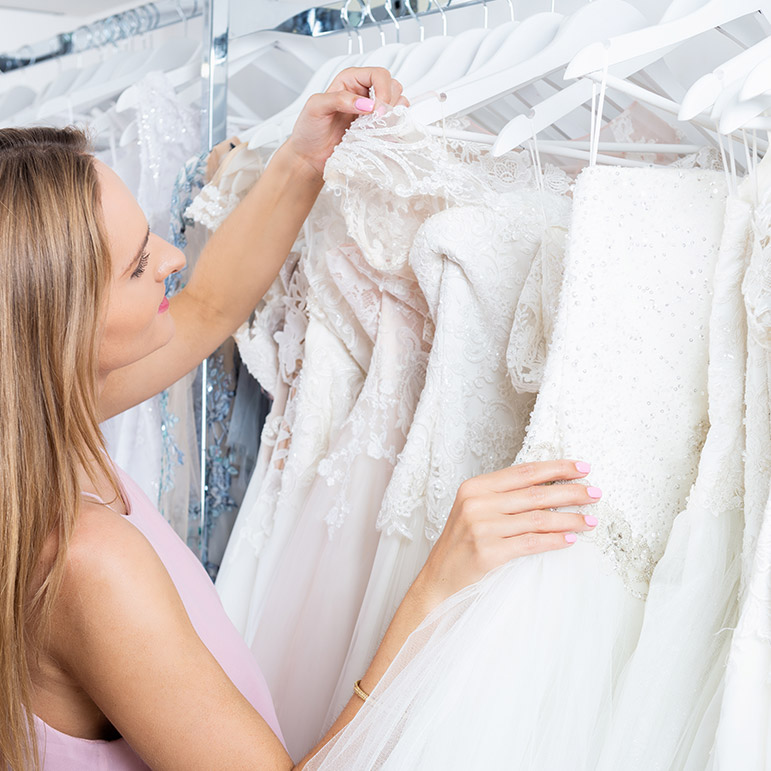 Bridal gown dry cleaning