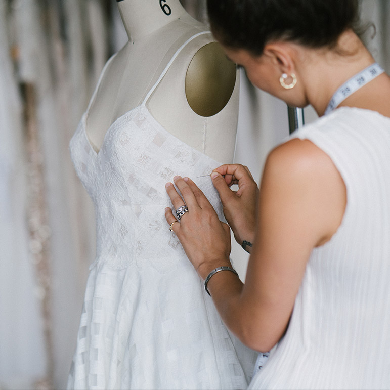 professional wedding dress alterations near me