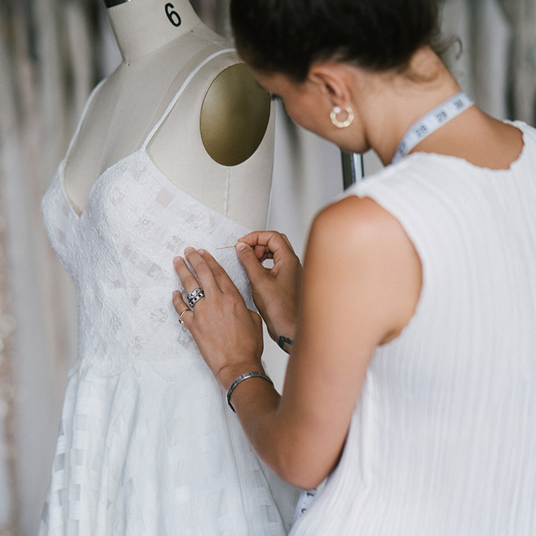 professional wedding dress alterations near me