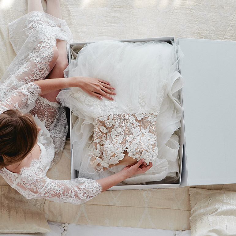 Wedding dress cleaning