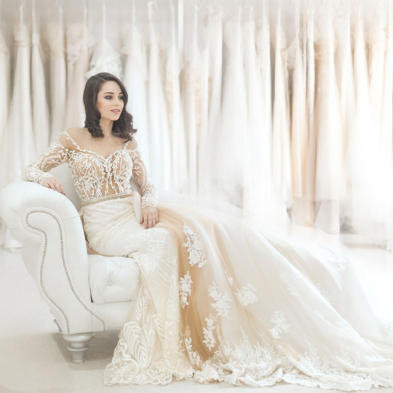 Bridal gown dry cleaning