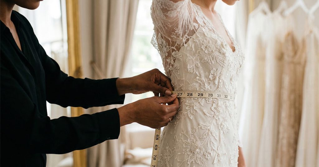 How To Measure For A Wedding Dress