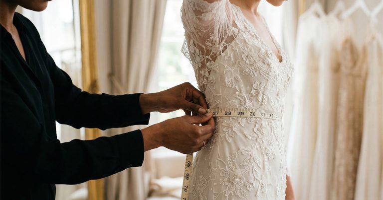 How To Measure For A Wedding Dress