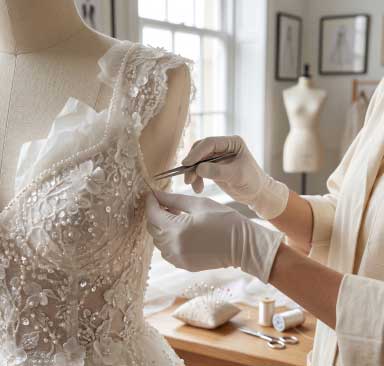 Delicate or expensive dresses