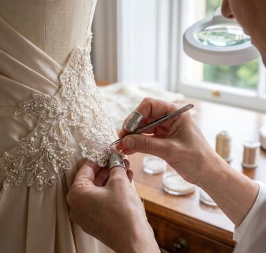 Lace, Beading, and Embellishment Repairs