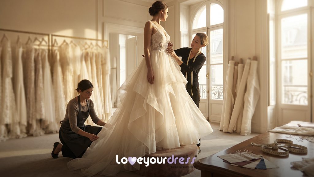 When To Get Your Wedding Dress Altered