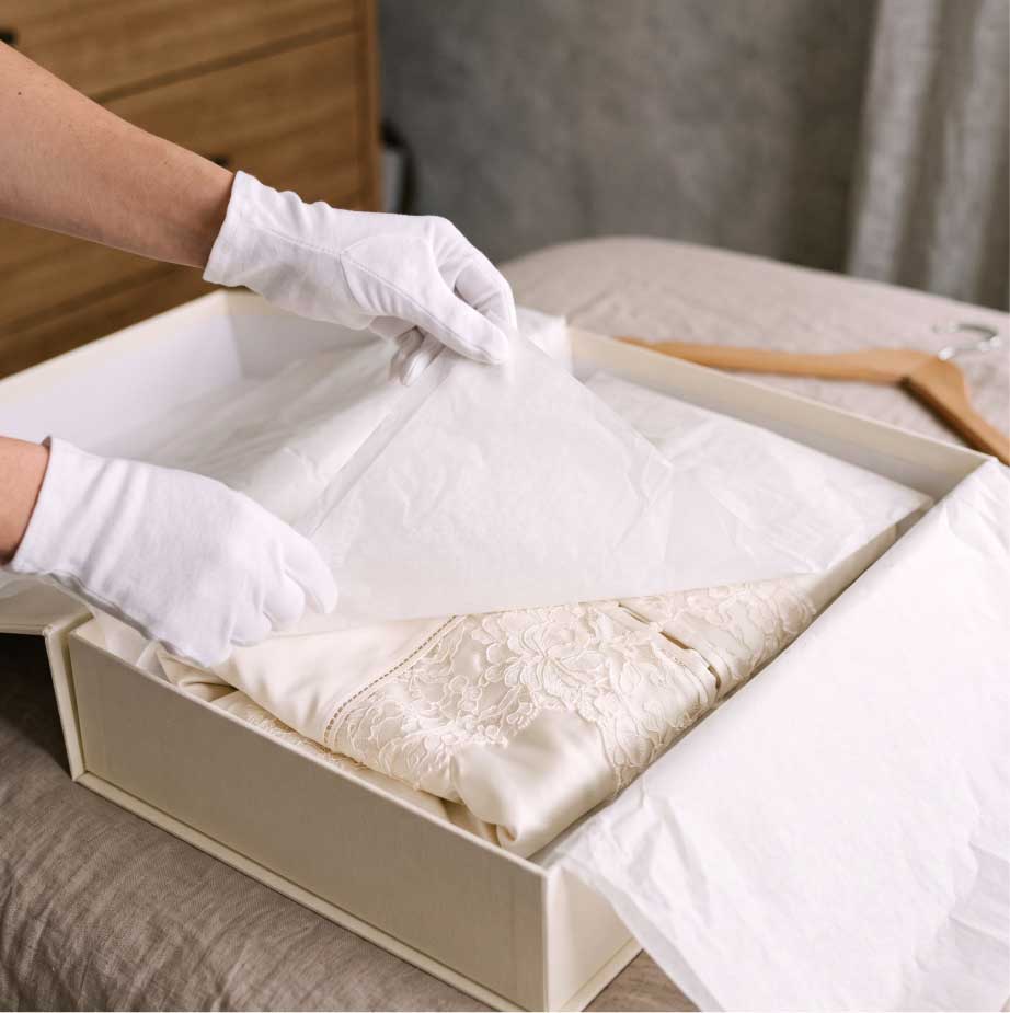 bridal dress cleaning and preservation in Toronto
